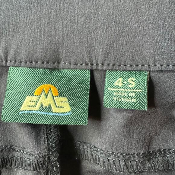 EMS Women's Gray Straight Leg Mid-Rise Hiking Pants 4 Short - Picture 2 of 12